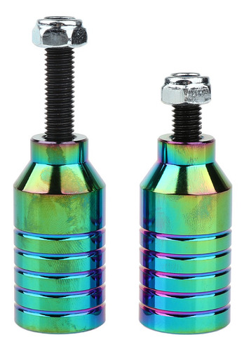 Imagen 2 de 9 de 2x2pcs Scooter Stunt Pegs Set Clavijas Y Ejes De Aleación