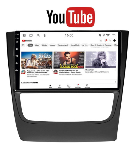 Central Multimidia Gol G6 Saviero Android 13 2gb Carplay 9p