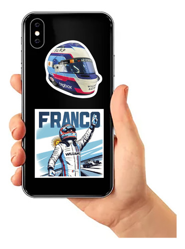 Calcos Stickers - Casco Termo - F1 Colapinto