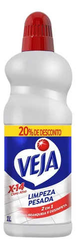 Limpador para Limpeza Pesada Cloro Ativo Embalagem Econômica Veja...