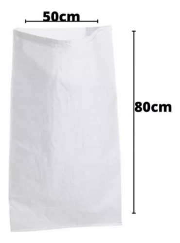 Sacaria Sacos Ráfia 50x80cm Reciclagem Entulho Forte 40kg