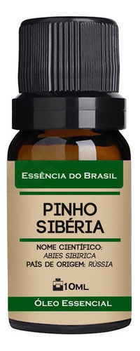 Óleo Essencial Pinho Sibéria 10ml - Puro E Natural