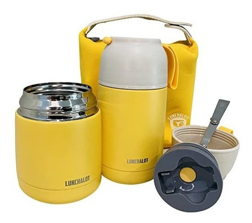 Soup Thermos For Hot Food Kids In A Bag - 2 Set 17 Km2ge