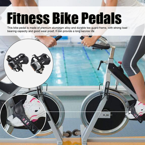 1 Par De Pedales De Bicicleta Estática De Aluminio