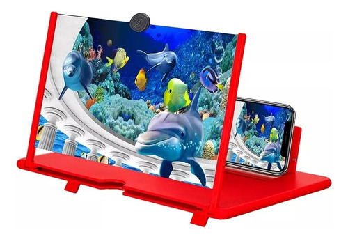 Pantalla Aumento Celular Zoom 3d Hd Video Lupa Amplificador