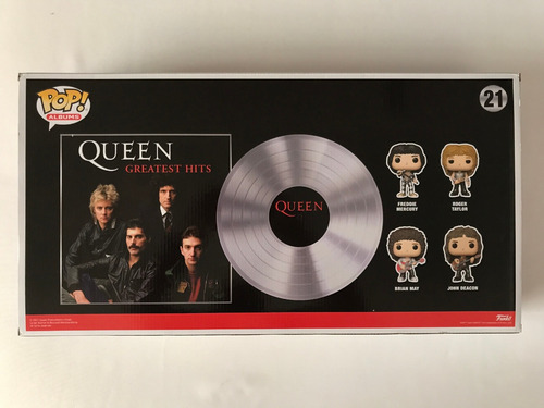 Funko Pop Album 21 Queen Greatest Hits 4 Figuras Walmart Exc (Usado)