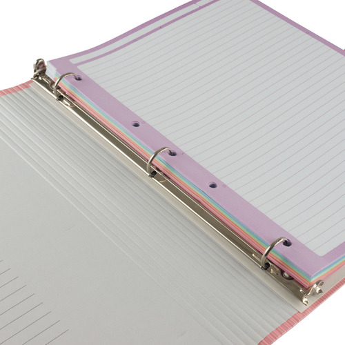Carpeta Printaform Pastel Universitaria, 3/4'' Con 100 Hojas Salmón