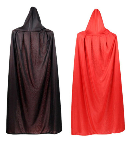 Disfraz De Capa Reversible Con Capucha De Uni Para Fiesta De