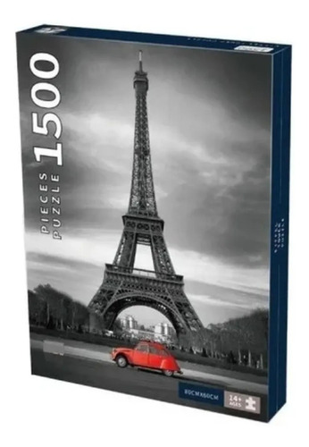 Rompecabezas Puzzle Grande 1500 Piezas Torre Eiffel Francia