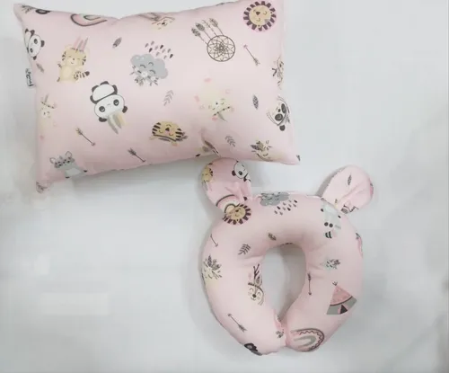 Set De Cuellito Cervical Y Almohada De Bebe Cuna Cunita