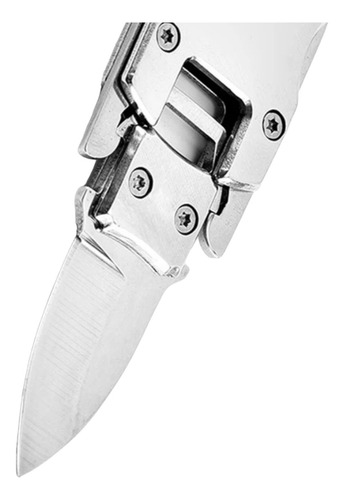 Mini Cuchillo Plegable Pequeño Acero Inoxidable Mini Llavero
