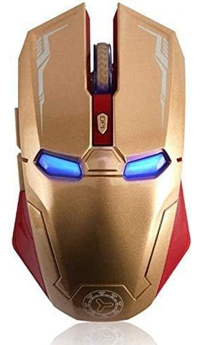 Mouse Gamer Inalambrico Iron Man