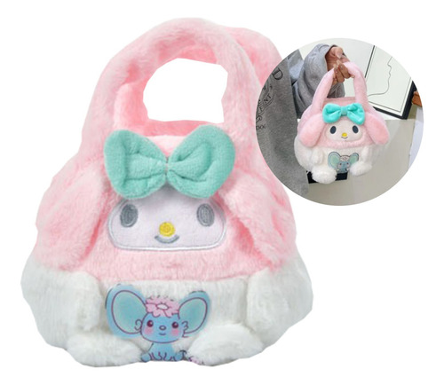 Cartera Mochila Felpa Peluche Sanrio My Melody