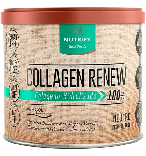 Colágeno Nutrify Collagen Renew Sabor Neutro 300g