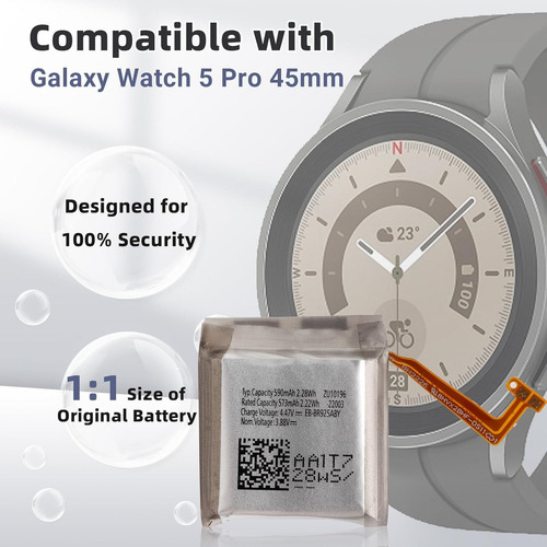 Batería Reloj Compatible Con Watch5 Pro Sm-r925f Eb-br925aby