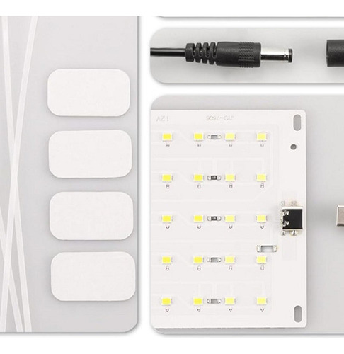 Luz Led De Para Plantas De Interior, Luz De 4 Paneles.