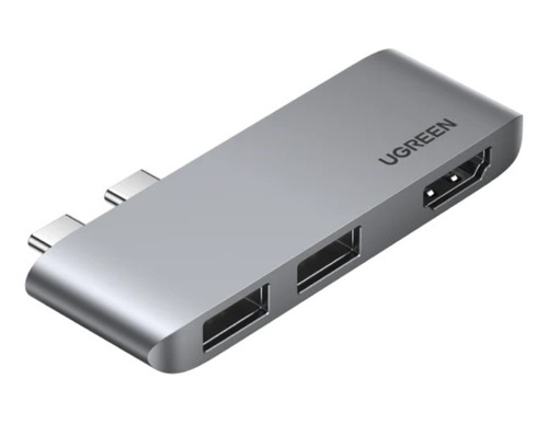 Adaptador Usb C Dual A Usb-a 3.1 Y Hdmi Ugreen Para Mac