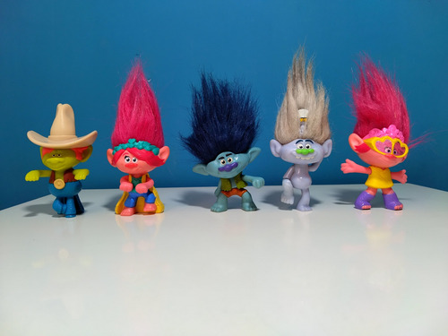 Muñecos Trolls Se Armo La Banda X 5 (Usado)