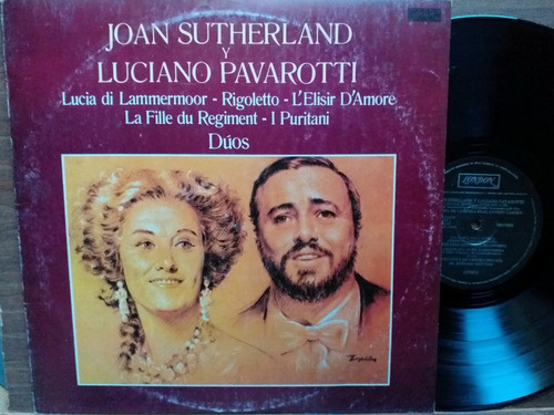 Luciano Pavarotti - Joan Sutherland - Duos - Lp 1983 Opera