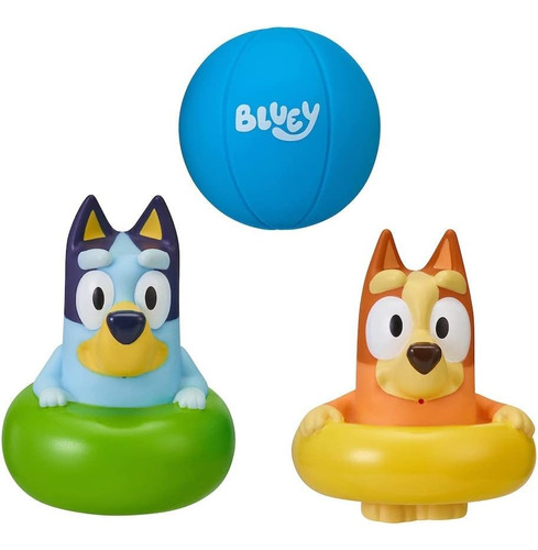 Bluey Y Bingo Pack Juguete Para Niños Bañera Lanza Agua M4e 