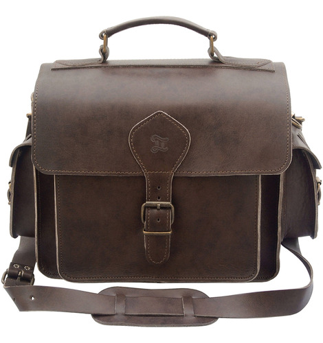 Grafea England Leather Camera Photo Bag (large Size, Brown)