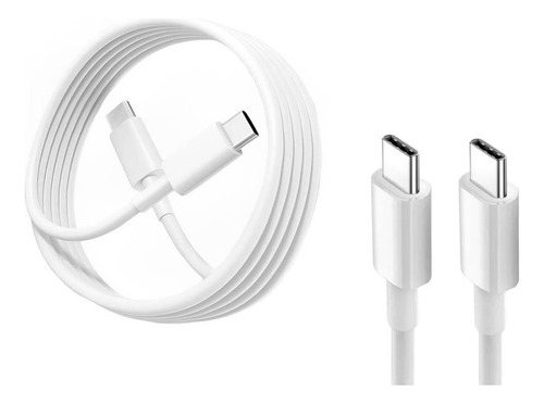 Cable Usb-c A Usb-c Carga Rapida Tipo-c 5a 1mts 100w Android