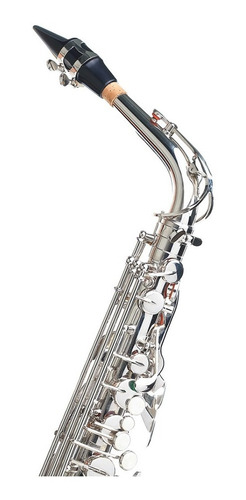 Imagen 5 de 7 de Saxofón Alto Plateado Cora By L. America + Accesorios