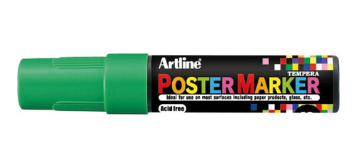 Marcadores Poster Marker 12mm Artline Colores Fluorescentes