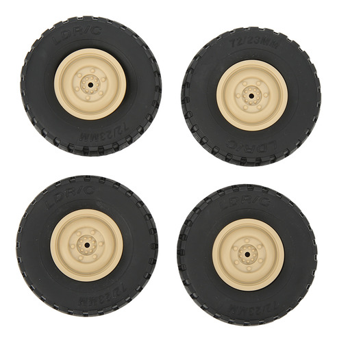 Neumáticos Khaki Rc, 4 Piezas, Ruedas De Coche Profesionales