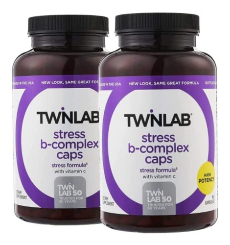 Twinlab Stress B-complex Caps  Cpsulas Complejas De Vitamina