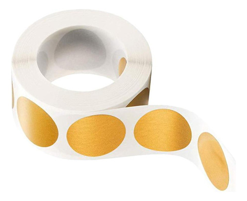 300 Piezas De Papel Kraft Etiqueta Adhesiva Rascable Dorada