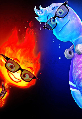 Pósters Elemental - La Película - 2023 - 42x30