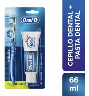 Pack Oral B Pasta Dental 66ml Con Cepillo Dental Suave
