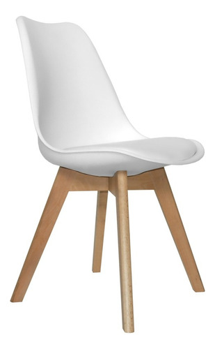 Silla Eames Acolchonada Tapizada Gris / New Tower