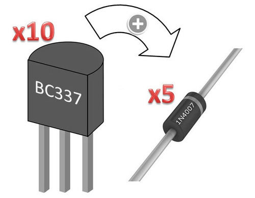 Transistor Uso General Npn Pnp Bjt Encapsulado To-92