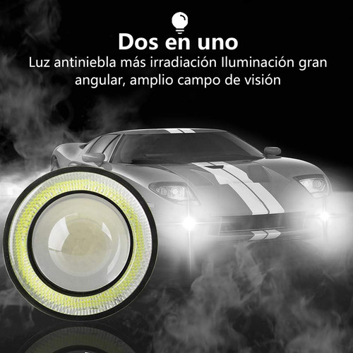Un Par De Faros Antiniebla Led 3,5in Ojos De Ángel