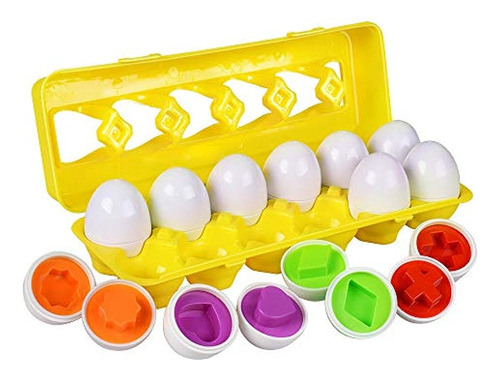 Juguetes Montesori Huevos De Pascua X12ud+estuche