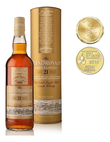 Imagen 4 de 10 de Whisky The Glendronach 21 Años Parliament 700ml En Estuche