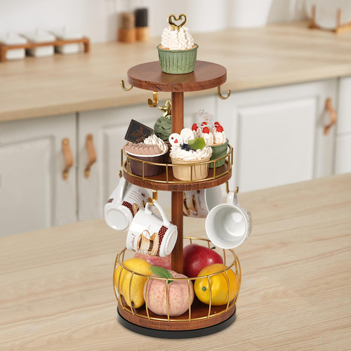 Soporte Para Tazas De Café, De 3 Niveles, Centro De Mesa,