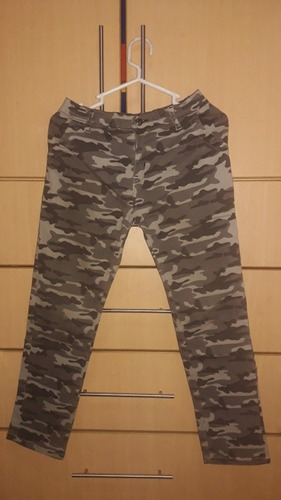 Pantalón Militar Niño Talla 14 Usado Remato 