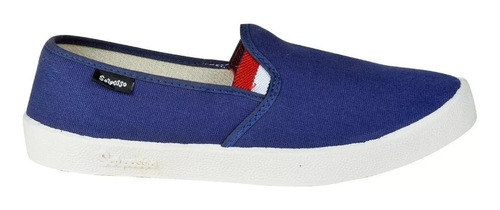 Pancha Nautica Zapatilla Sorpasso Hombre Lona Fresca Azul