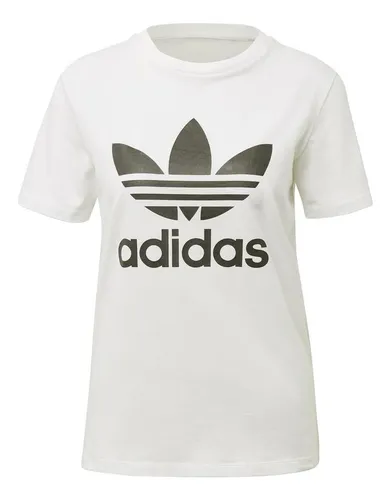 Camiseta adidas best sale originals trefoil feminina