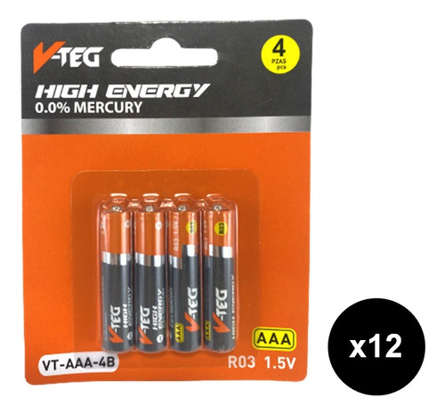 Pilas Bateria Aaa Speed Energy Caja 12blist Somos Tienda +