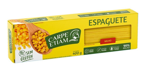 Imagem 1 de 1 de Espaguete Zero Glúten Milho 400g Carpe Etiam