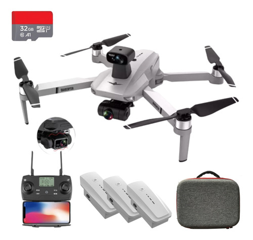 Drone Kf102 Max 4k 3bat Gps 5g 2eixos 22min (sensor) Case