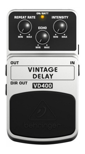Behringer Vd400 Vintage Delay Pedal De Delay Para Guitarra