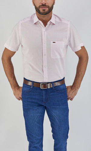 Camisa Lee Hombre Manga Corta R612