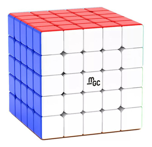 Cubo De Velocidad Magnético 5x5 Sin Calcomanías 62 Mm