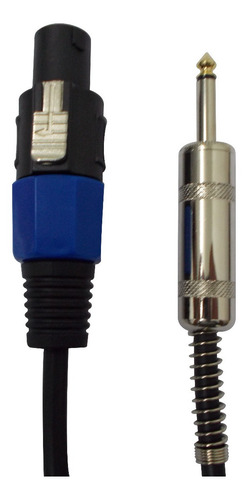 Cable Bafle Speakon Plug Metalico 7.5 Mts 2x1mm Profesional