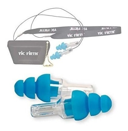 Tapones Protectores Auditivos (vicear Plug) Vic Firth Blue
